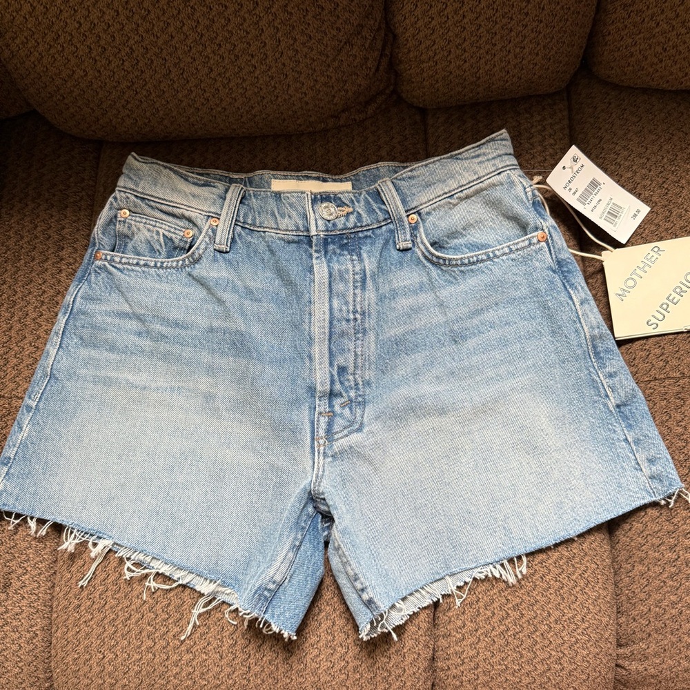 MOTHER The Skipper Short N Long Fray Shorts - Picture 5 of 13